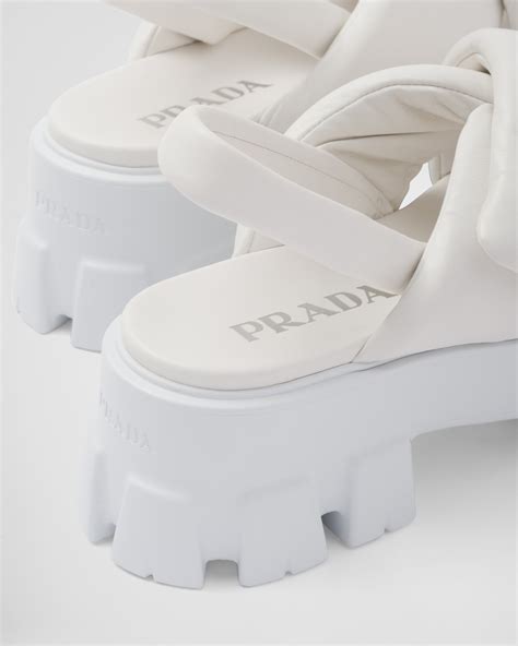 prada padded nappa sandals